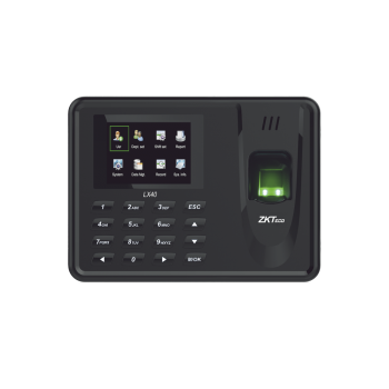 Lector de Huella con Teclado para Control de Asistencia, 500 Huellas, Genera Reporte por USB en Excel